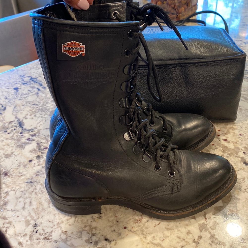 Authentic Harley Davidson bike boots